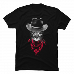 cowboy cats t shirt